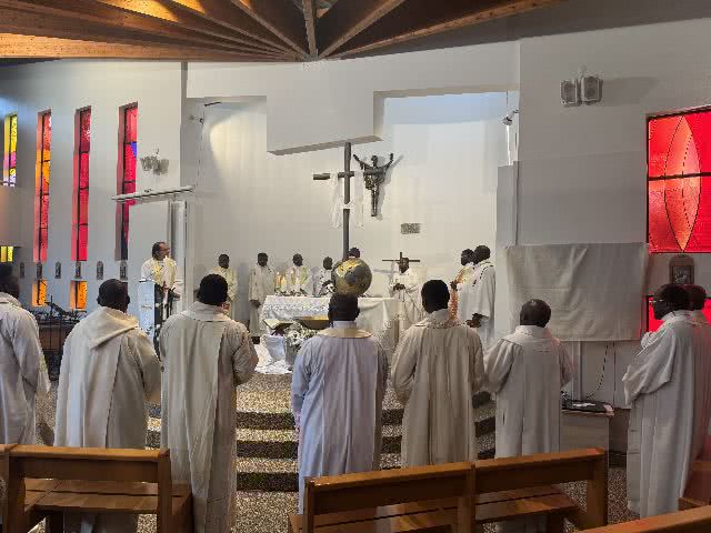 Messe du 9 avril 2026 avec les prêtres Pallotins