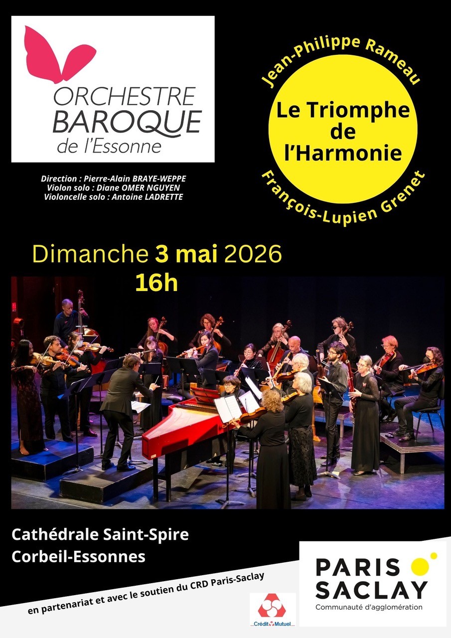 Affiche Concert Rameau St Spire 3 mai 2026